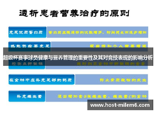 超级杯赛事球员健康与营养管理的重要性及其对竞技表现的影响分析