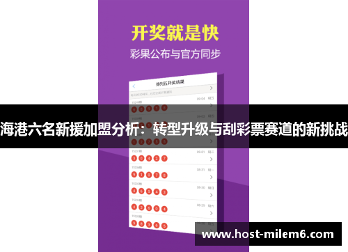 海港六名新援加盟分析：转型升级与刮彩票赛道的新挑战
